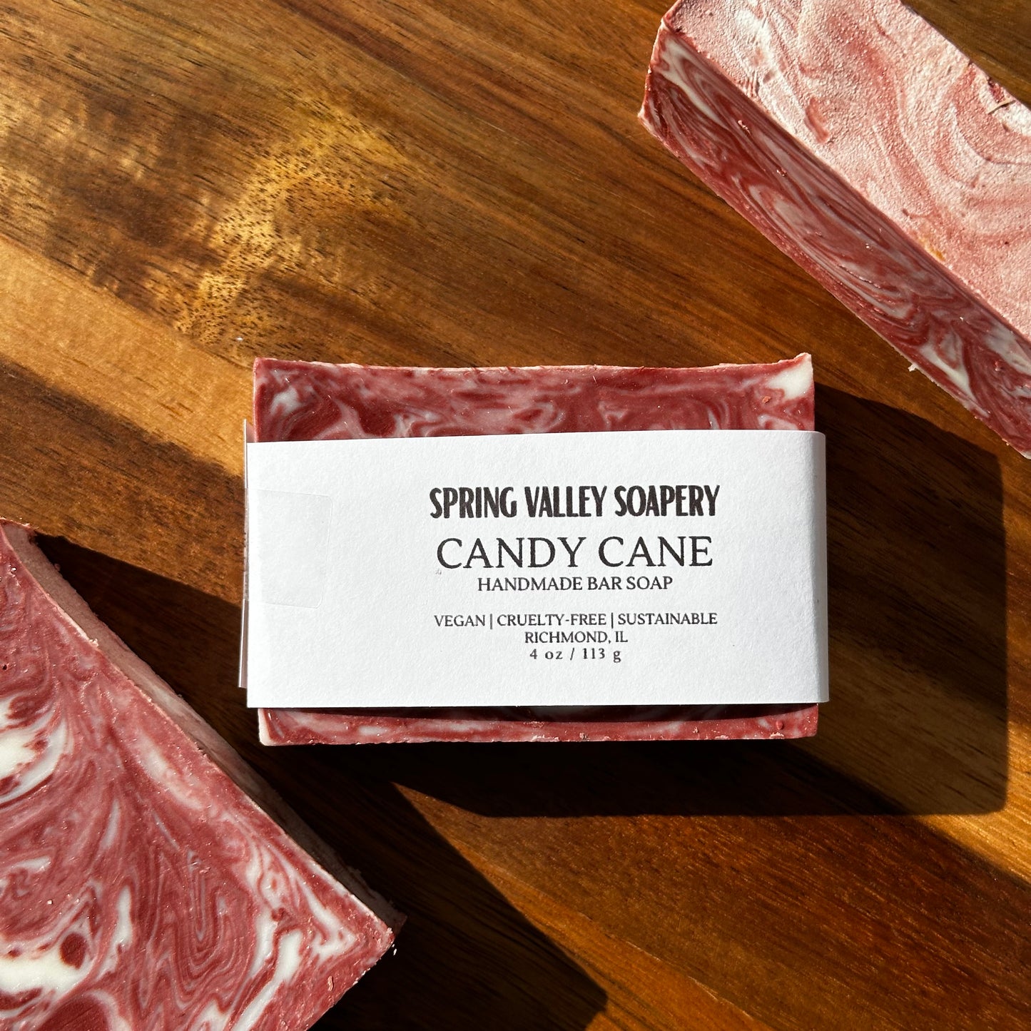 Candy Cane Swirl Soap