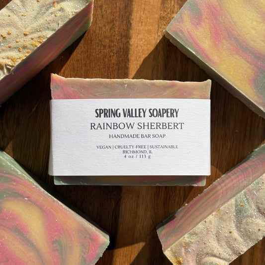 Rainbow Sherbert Soap